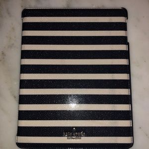 Kate spade iPad cover with a stand on the flap
